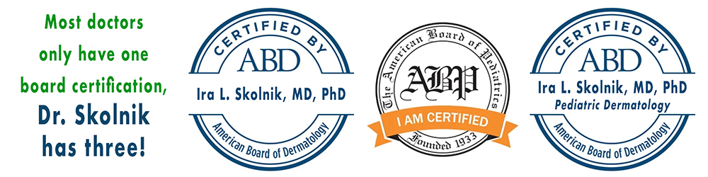 Dr. Skolnik has 3 board certifications